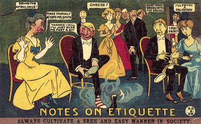Notas sobre etiqueta de American School